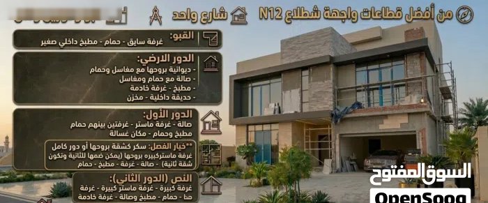 1000 m2 More than 6 bedrooms Townhouse for Sale in Al Jahra Matla'