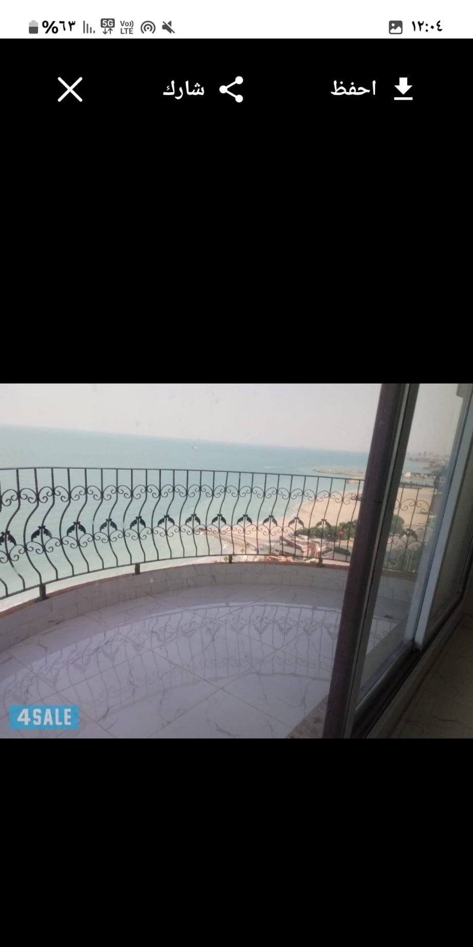 Apartment for rent in Salmiya beaches