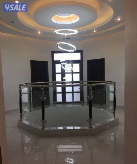 For rent duplex complete in Al Zahra ground and basement with swimming pools big and generous areas