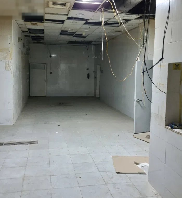 مخزن للايجار بالعارضية مساحة 200 متر مربع يصلح مطبخ تجهيزات غذائية