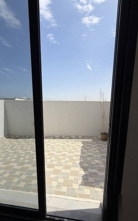 Apartment room and hall and roof