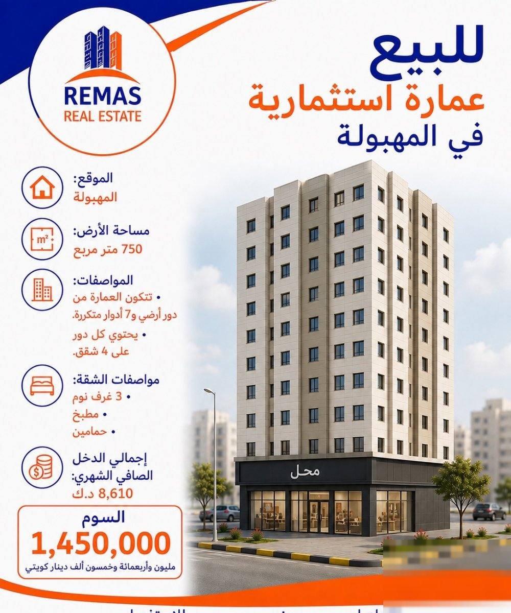 Building or floors in Mahboula
