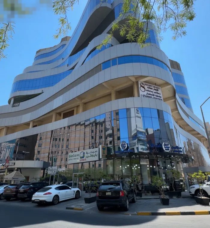 محلات، مطابخ مركزية، مكاتب على شارع سالم المبارك