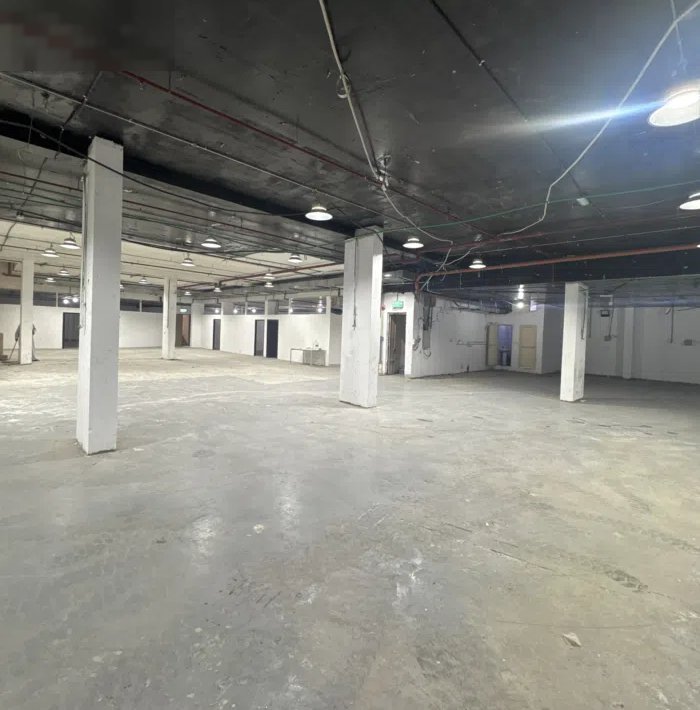 سرداب للإيجار مساحة 1000 م ارتفاع 5 م  Basement for Rent 1000 sqm 5m Height