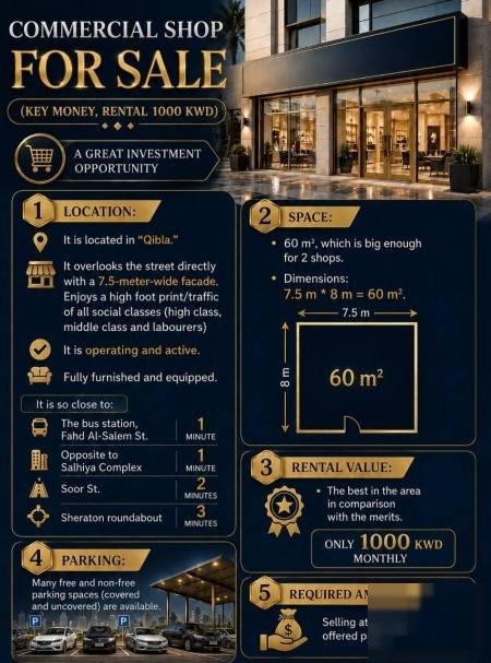 Shop in Qibla