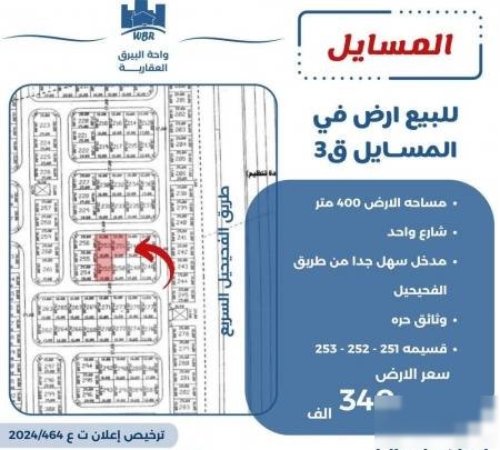 Land in Mubarek Al-Kabeer