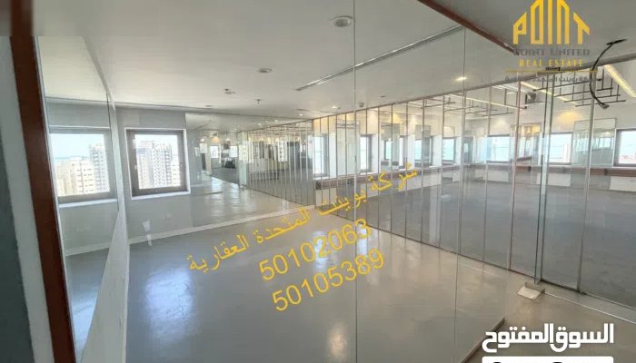 مكتب للإيجار دور كامل 300 م2 إطلالة بحرية – الدور 16  Full Floor Office for Rent – 300 sqm Sea View