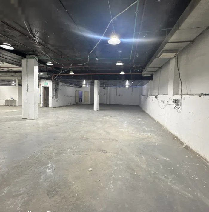 سرداب للإيجار مساحة 1000 م ارتفاع 5 م  Basement for Rent 1000 sqm 5m Height
